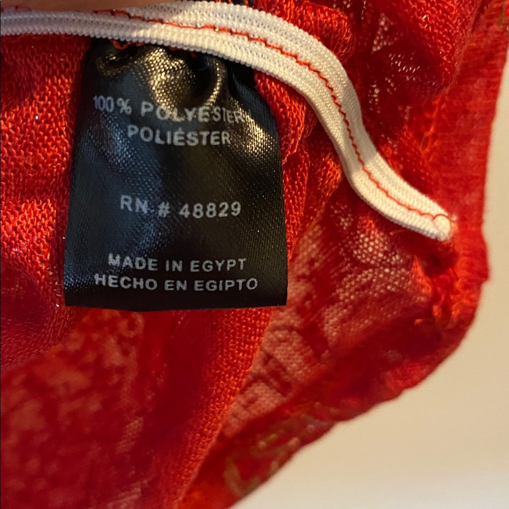 Rouge Red Leaf Pattern Blouse - image 3